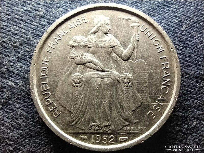New Caledonia 5 francs 1952 (id79805)
