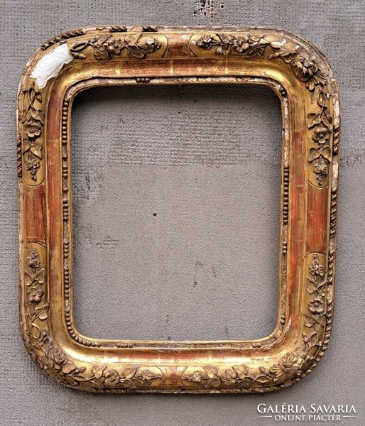 Antique Biedermeier frame picture frame mirror frame painting 1800s (defective)