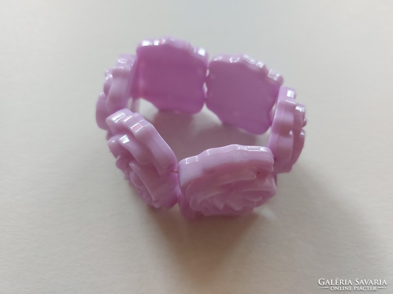 Old bijou bracelet retro purple jewelry
