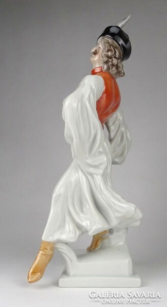 1O360 Herend dancing shepherd outlaw porcelain figurine 29 cm