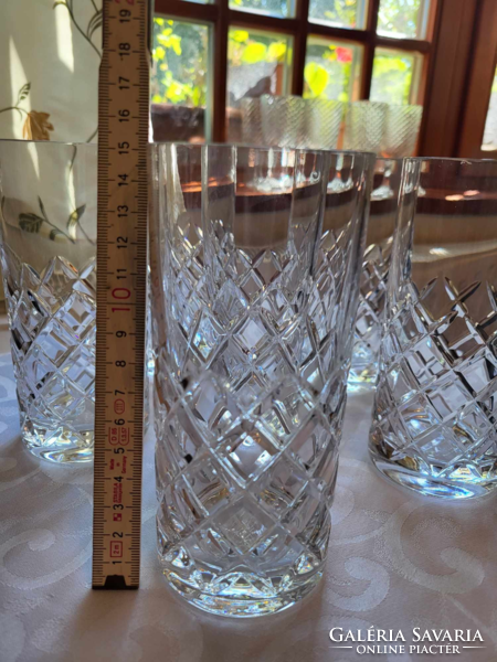 Crystal water glass set