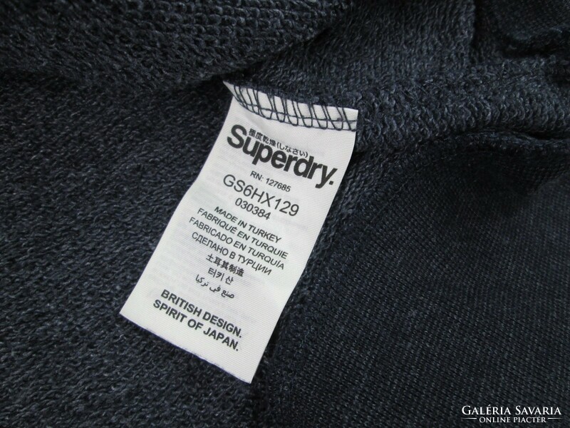 Original superdry (s / m) long-sleeved women's light loose pullover