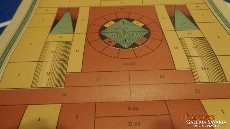 Richters  Bauvorlagen      múlt század eleji  modell játék  , összeépítési ábrák  3 db