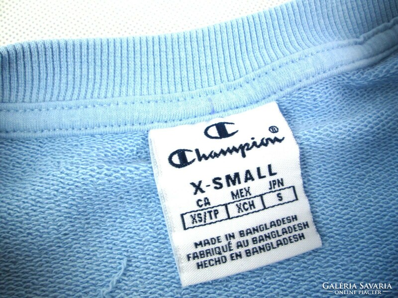 Original champion (xs / s) women's light blue pullover top