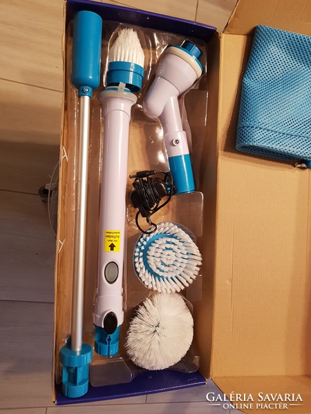 Hurricane spin scrubber-electric cleaning brush