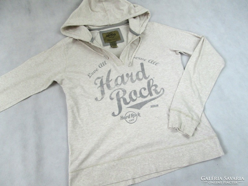 Original hard rock cafe (m) women's long-sleeved hooded light thin pullover top