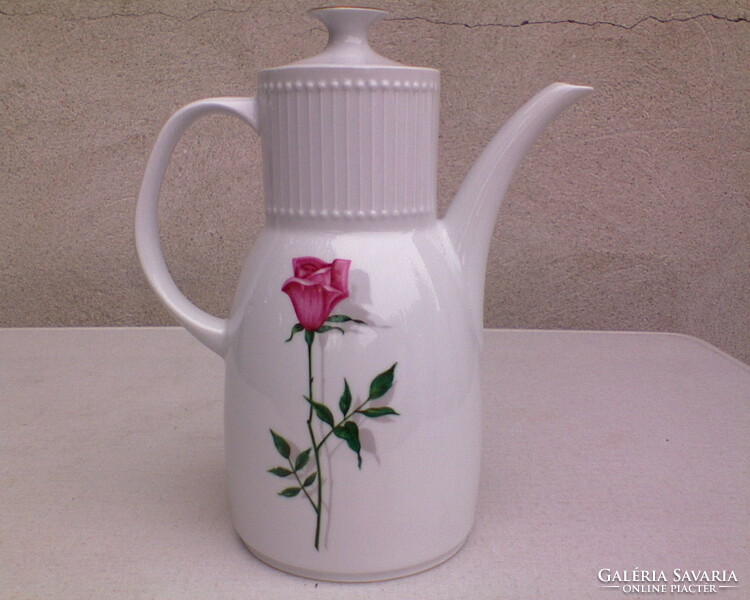 Bareuther waldsassen rose porcelain coffee pot