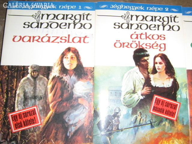 Margit Sandemo:Jéghegyek népe 1-4 sorozat