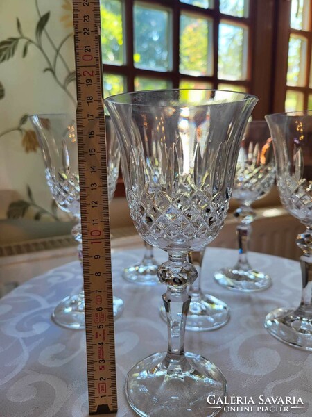 Polished wine glass