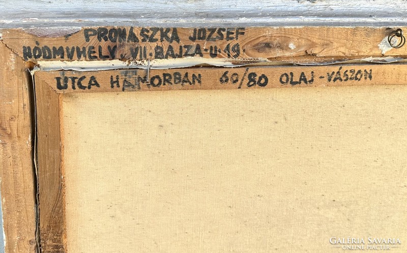 Prohászka József (1886-1964) 68x88 cm EREDETI olajfestménye