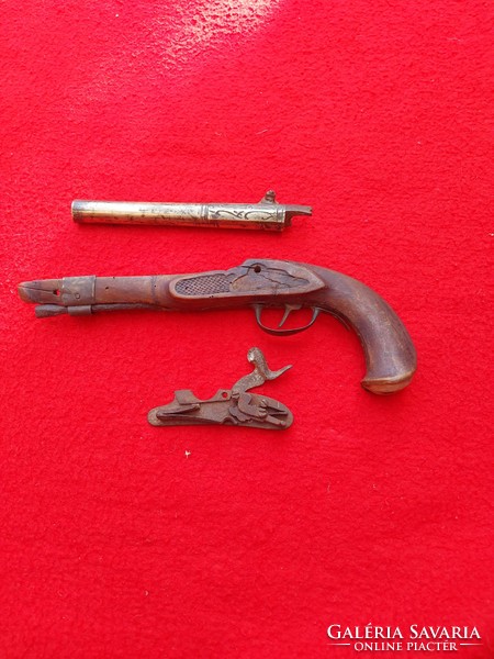 Copper-barrel front-loading pistol