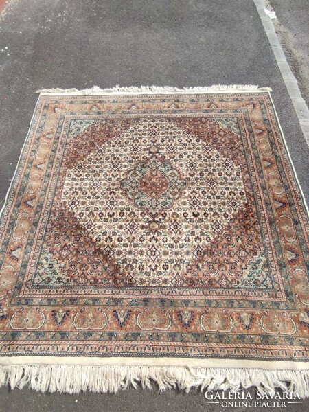 Hand-woven oriental rug