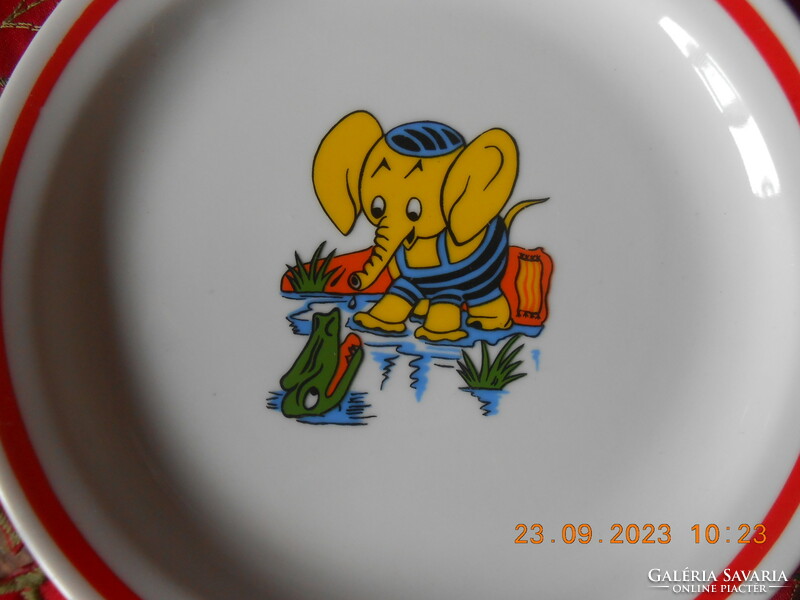 Zsolnay children's plate
