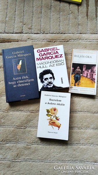 Books by Gabriel García Márquez, 4 pieces (59.)
