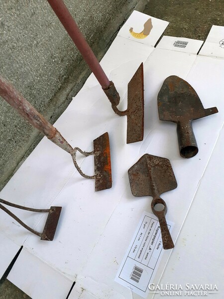 5 old garden tools
