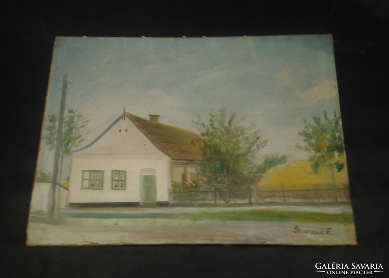 Barcsai Ferenc painting (villasu utca)