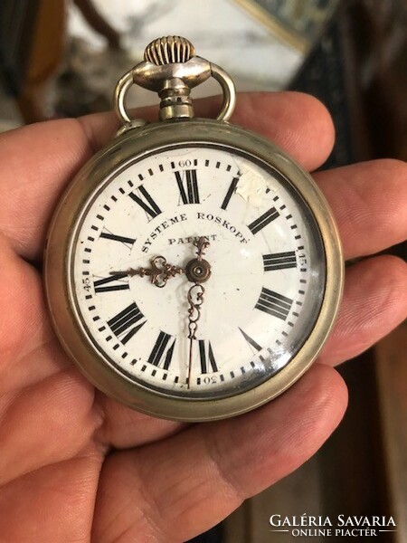 Fritz roskopf & cie patent pocket watch from the early 1900s