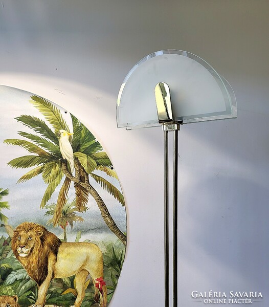 Copper floor lamp Hollywood Regency