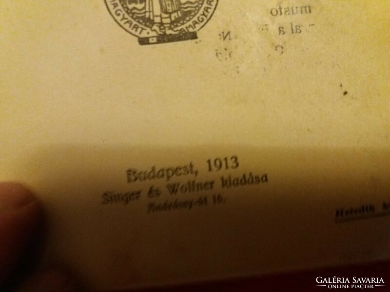 1913 Rákosi Viktor.: Korhadt fakeresztek ( képek 1848-as szab. harcokról) könyv Singer és Wolfner