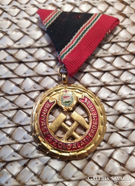 Miner's Service Medal - Gold Grade