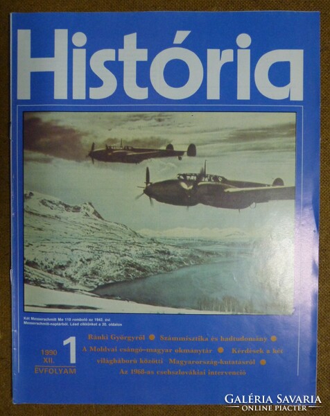 História folyóirat 1990
