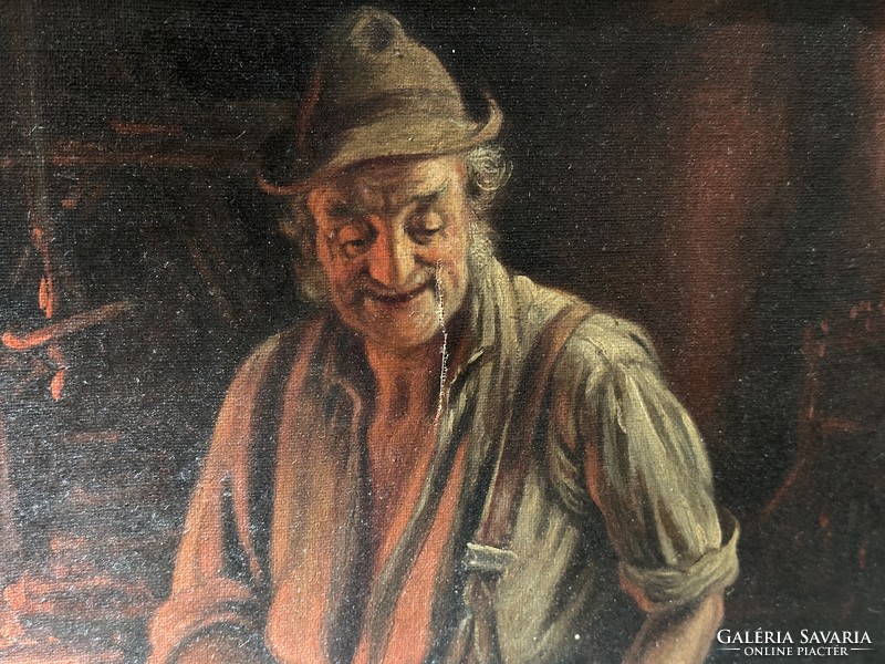 Stoll. J the blacksmith - 42x53 cm