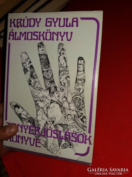 1985. Gyula Krúdy: dream book divination dream interpretation esoteric book according to pictures fiction book publisher