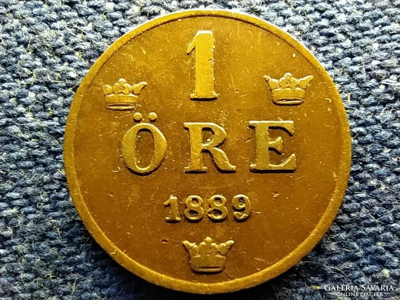 Sweden ii. Oszkár (1872-1907) 1 pence 1889 (id78397)