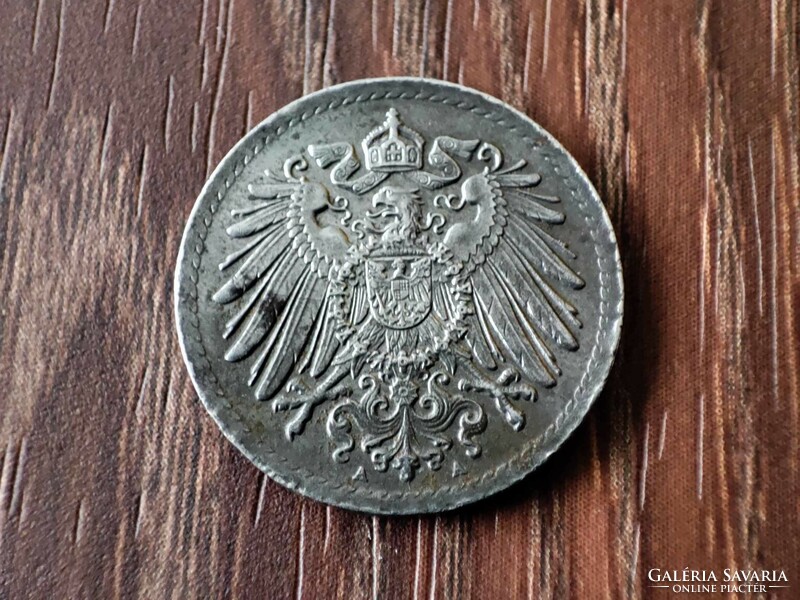 5 reich pfennig 1915,Németország