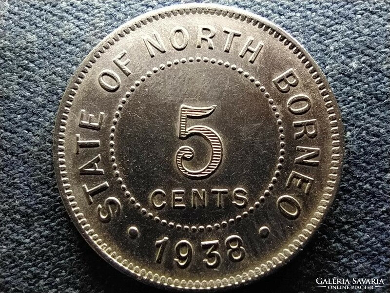 Malaysia British North Borneo (1881-1941) 5 cents 1938 h (id69567)