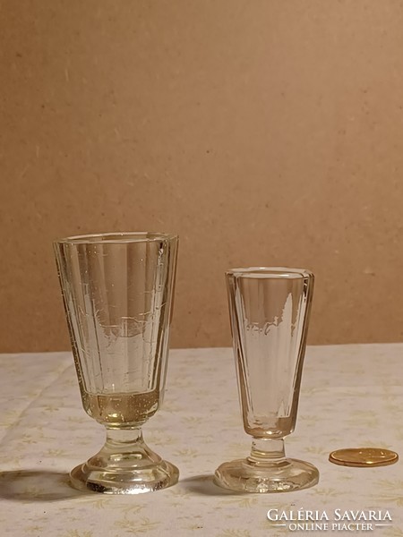 2 pcs, small bieder glass, pcs / price