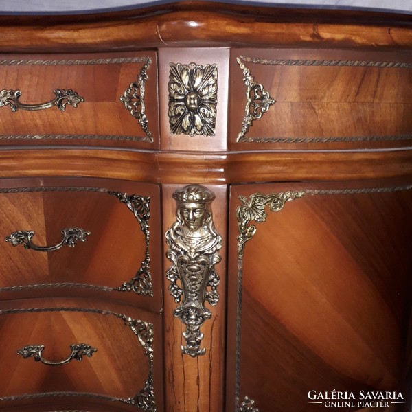 Rare, unique empire chest of drawers, in good condition for sale!