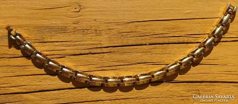 Gold-plated modern bracelet - bracelet