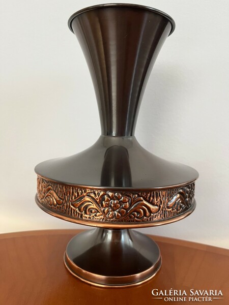 Retro industrial art vase copper alloy