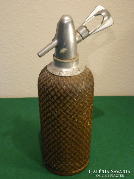 Glass autosyphon (soda bottle)