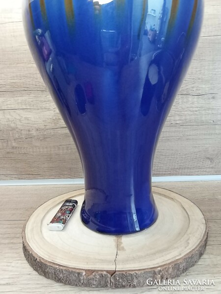 Kínai modern 3 mázas váza.