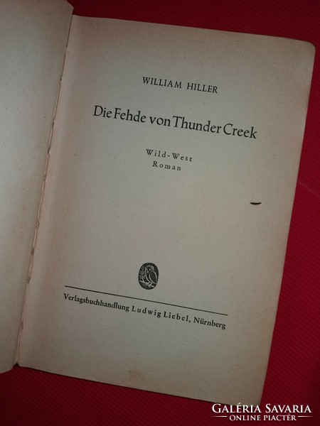 Antik német nyelvű western regény: : Viszály a mennydörgő pataknál képek szerint
