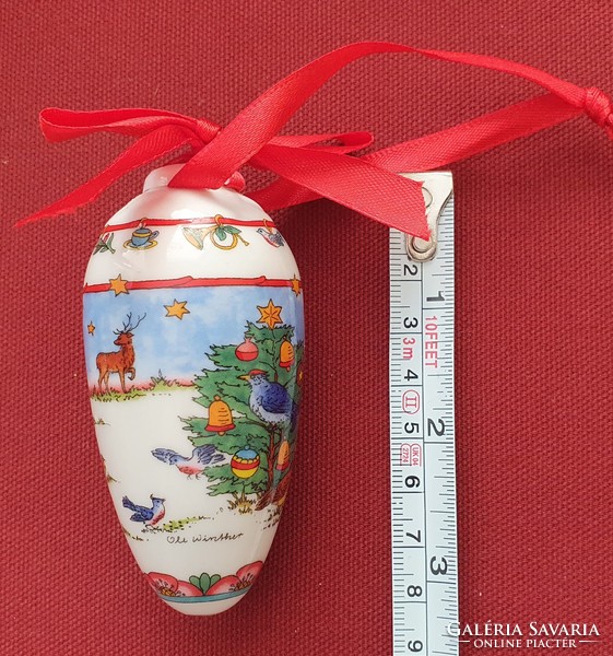 Hutschenreuther német porcelán karácsonyi dísz 2015 kellék dekoráció
