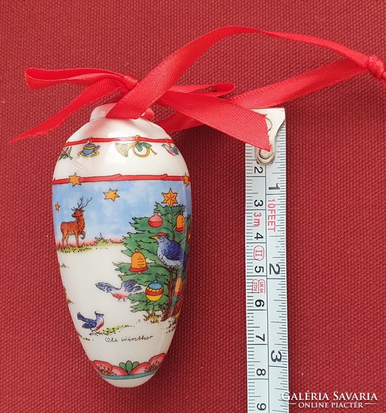 Hutschenreuther German porcelain Christmas ornament 2015 prop decoration