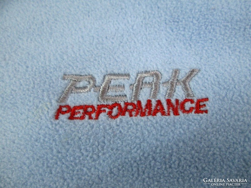 EREDETI PEAK PERFORMANCE (M) VILÁGOSKÉK NŐI POLÁR OUTDOOR PULÓVER KARDIGÁN