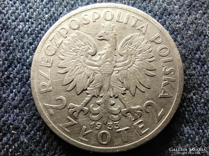 Poland .750 Silver 2 zloty 1933 (id79525)
