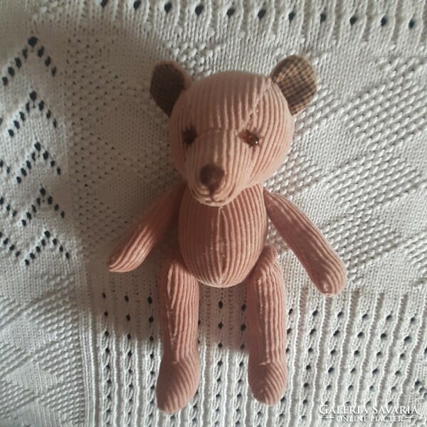 Handmade pink teddy bear, teddy bear