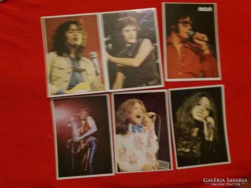 Régi pop újság melléklet fotók Pannini a Yugóba járós időszakból 1975 gyűjteménybe 24 db egyben