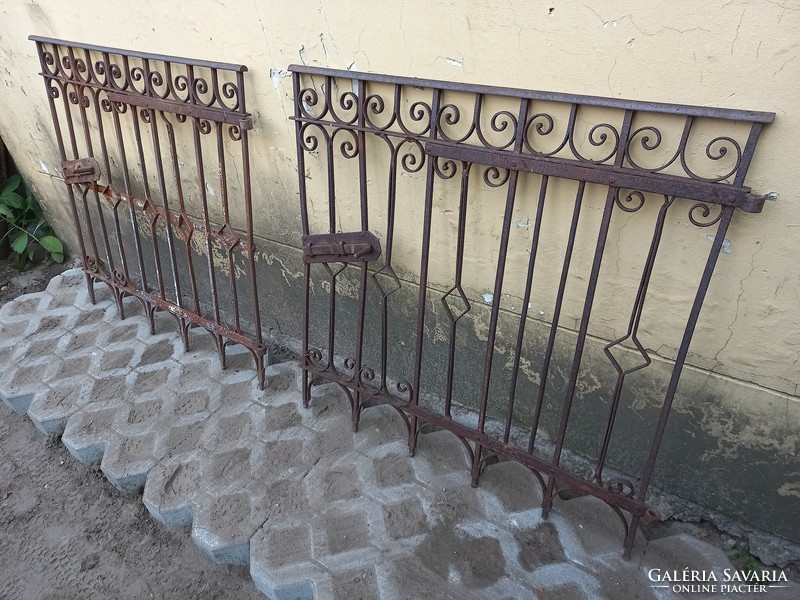 2 Wrought iron loopholes
