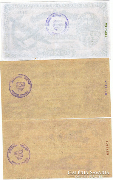 Magyarország 1-2-5 repülő pengő REPLIKA 1941