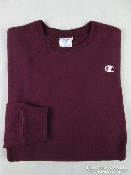 Original champion (xs) burgundy women's pullover top