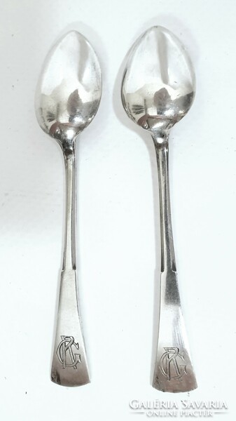 Silver mocha spoon (2 pieces)