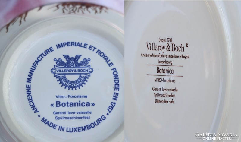 Villeroy Botanica leveses csésze + alátét