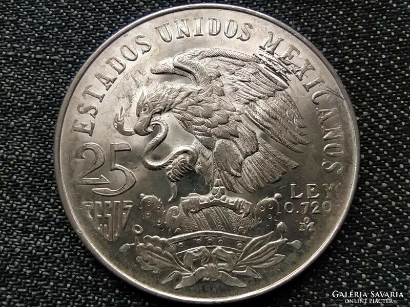 Mexikó 19. Nyári Olimpia .720 ezüst 25 Pezó 1968 (id39907)