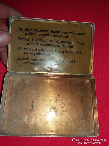 Antique 1959 a viii. A metal case gift box for the miner's cigarette issued for Miner's Day, as shown in the pictures